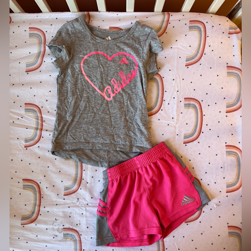 Adidas Baby Girl Matching Set